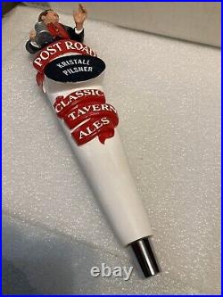 POST ROAD BREWING CLASSIC TAVERN PILSNER draft beer tap handle. MASSACHUSETTS