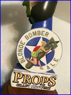 PROPS BLONDE BOMBER ALE beer tap handle. FLORIDA