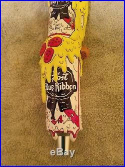 Pabst-Art-Beer-Tap-Handle-PBR-NEW-2-Pizza-DELA-DESO-Knob-FREE-S-H Pabst