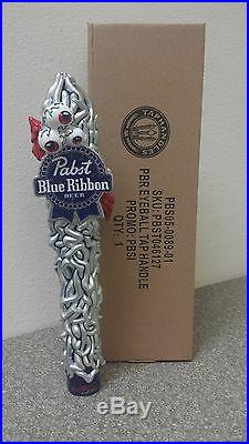 Pabst Blue Ribbon Art Beer Tap Handle NewithIn Box PBR Eyeballs FREE Shipping