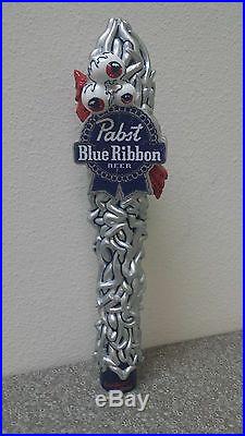 Pabst Blue Ribbon Art Beer Tap Handle NewithIn Box PBR Eyeballs FREE Shipping