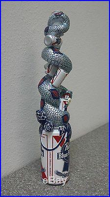 Pabst Blue Ribbon Art Beer Tap Handle NewithIn Box! PBR Snake FREE S/H