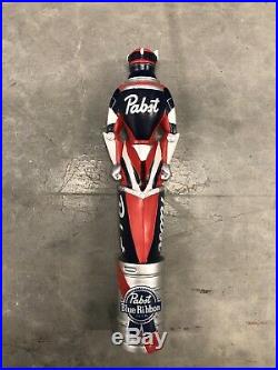 Pabst Blue Ribbon Beer Robot Figure Tap Handle Kegatron