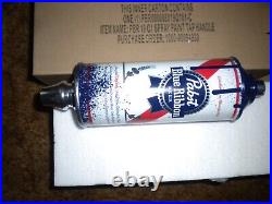 Pabst Blue Ribbon Beer Tap Handle Spray Can 10 x 3 NIB
