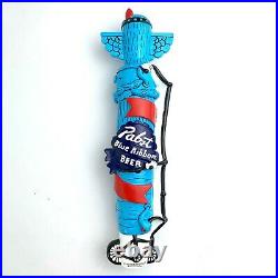 Pabst Blue Ribbon Beer Totem Pole Tap Handle 12 New
