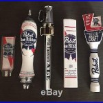Pabst Blue Ribbon Figural Beer Keg tap Handle Group of 5