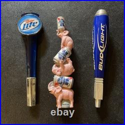 Pabst Blue Ribbon PBR Pink Elephants Come Home Beer Tap Knob Handle VTG pbrart