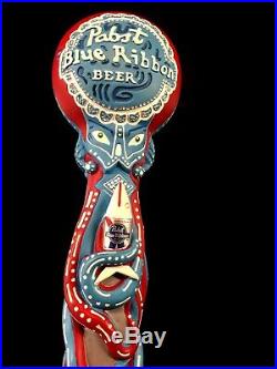 Pabst Blue Ribbon Unique/rare Octopus/fish Beer Tap Handle