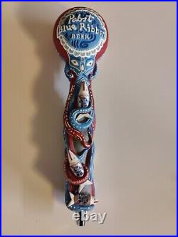 Pabst Blue Ribbon art series Oktopasbts draft Beer Tap New In Box