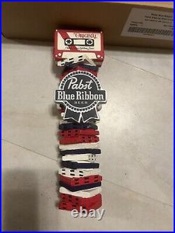 Pabst blue ribbon Cassette Boombox Beer tap handle NIB