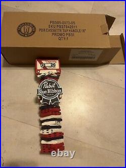 Pabst blue ribbon Cassette Boombox Beer tap handle NIB
