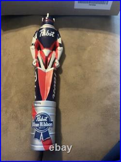 Pabst blue ribbon Kegatron Beer Tap Handle