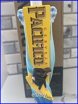 Pacifico Rob Machado Surfing Beer Tap Handle 13 Inches Tall Rare New In Box HTF