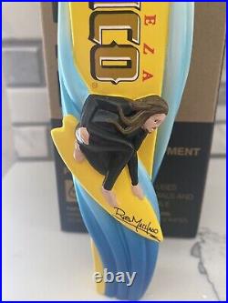 Pacifico Rob Machado Surfing Beer Tap Handle 13 Inches Tall Rare New In Box HTF