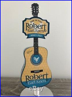 Pedernales Robert Earl Keen Honey Pils Guitar REK Rare Beer Tap Handle