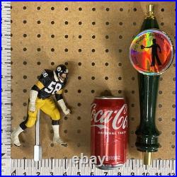 Pittsburgh Steelers Football Beer Keg Tap Handle Jack Lambert NFL