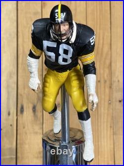 Pittsburgh Steelers Football Beer Keg Tap Handle Jack Lambert NFL