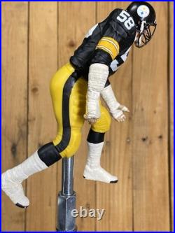 Pittsburgh Steelers Football Beer Keg Tap Handle Jack Lambert NFL