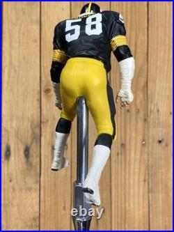Pittsburgh Steelers Football Beer Keg Tap Handle Jack Lambert NFL