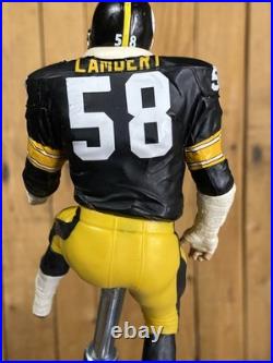 Pittsburgh Steelers Football Beer Keg Tap Handle Jack Lambert NFL