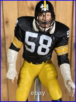 Pittsburgh Steelers Football Beer Keg Tap Handle Jack Lambert NFL