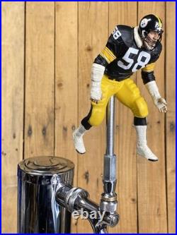 Pittsburgh Steelers Football Beer Keg Tap Handle Jack Lambert NFL