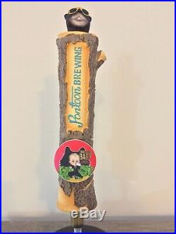 Pontoon Brewing Log Sunshine Daydream Shady Otter Rare Figural Beer Tap Handle