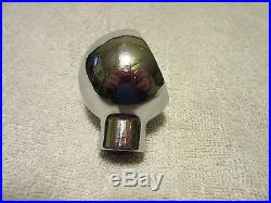 Potosi Lager Beer Ball Tap Knob Handle Chrome Potosi Brewing Company Wisconsin