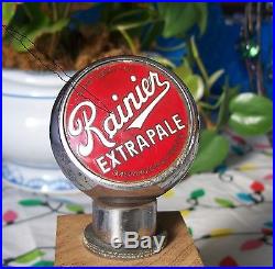 RAINIER Extra Pale Beer BALL TAP HANDLE KNOB SICKS' SEATTLE BREWERY INC