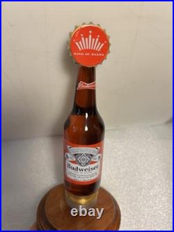 RARE. 2020 BRADFORD EXCHANGE BUDWEISER 12OZ BOTTLE Draft beer tap handle. USA