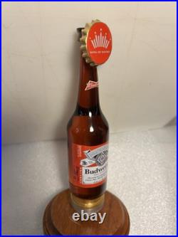 RARE. 2020 BRADFORD EXCHANGE BUDWEISER 12OZ BOTTLE Draft beer tap handle. USA