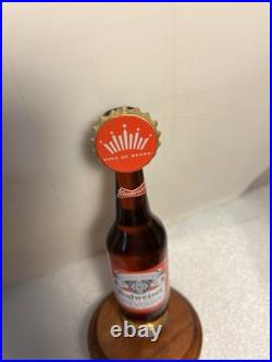 RARE. 2020 BRADFORD EXCHANGE BUDWEISER 12OZ BOTTLE Draft beer tap handle. USA