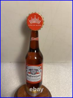 RARE. 2020 BRADFORD EXCHANGE BUDWEISER 12OZ BOTTLE Draft beer tap handle. USA