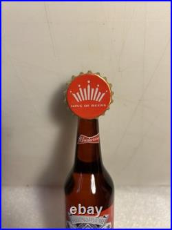RARE. 2020 BRADFORD EXCHANGE BUDWEISER 12OZ BOTTLE Draft beer tap handle. USA