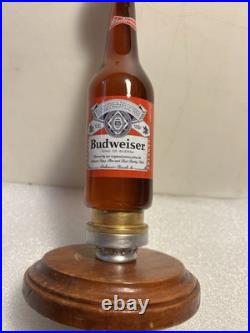 RARE. 2020 BRADFORD EXCHANGE BUDWEISER 12OZ BOTTLE Draft beer tap handle. USA