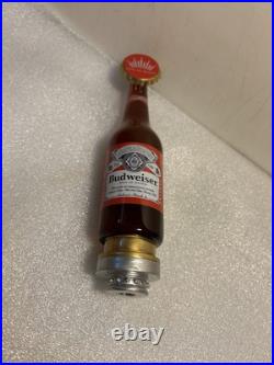 RARE. 2020 BRADFORD EXCHANGE BUDWEISER 12OZ BOTTLE Draft beer tap handle. USA