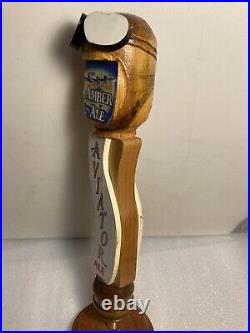 RARE AVIATOR BREWING AVIATOR AMBER ALE FIGHTER PILOT beer tap handle. WASHINGTON RARE AVIATOR BREWING AVIATOR AMBER ALE FIGHTER PILOT beer tap handle. WASHINGTON