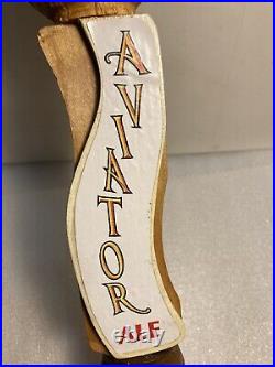 RARE AVIATOR BREWING AVIATOR AMBER ALE FIGHTER PILOT beer tap handle. WASHINGTON RARE AVIATOR BREWING AVIATOR AMBER ALE FIGHTER PILOT beer tap handle. WASHINGTON