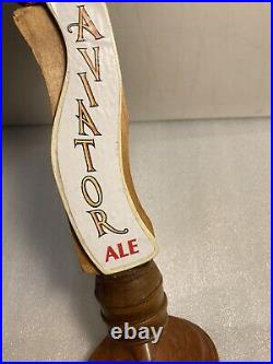 RARE AVIATOR BREWING AVIATOR AMBER ALE FIGHTER PILOT beer tap handle. WASHINGTON RARE AVIATOR BREWING AVIATOR AMBER ALE FIGHTER PILOT beer tap handle. WASHINGTON