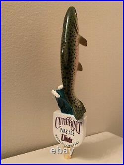 RARE Cutthroat Brewing Trout Beer Tap Handle