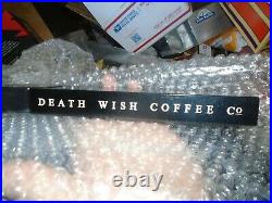 RARE Death Wish Coffee Co. Beer Tap Handle NEW