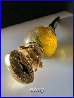 RARE Dogfish Head Tap Handle Pimp Cane Crown Jewel Craft Brewing Holy Grail