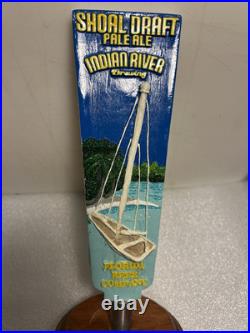 RARE FBC INDIAN RIVER BREWING SHOAL DRAFT PALE ALE Draft beer tap handle FLORIDA