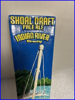 RARE FBC INDIAN RIVER BREWING SHOAL DRAFT PALE ALE Draft beer tap handle FLORIDA
