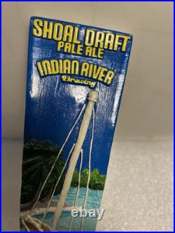 RARE FBC INDIAN RIVER BREWING SHOAL DRAFT PALE ALE Draft beer tap handle FLORIDA
