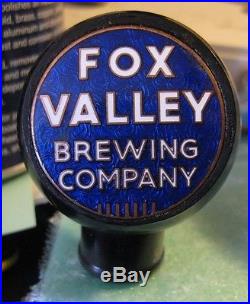 (rare) Fox Valley Beer Brewing Co Ball Tap Knob / Handle Menasha Wi (vintage)