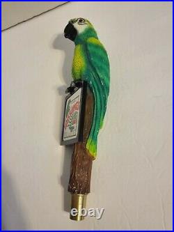 RARE Figural Beer Tap Handle Hussong's Cerveza Extra Beer Parrot Bird