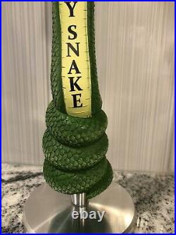 RARE Green Sneaky Brewery Snake Cobra Pale Ale IPA Animal Beer Tap Handle