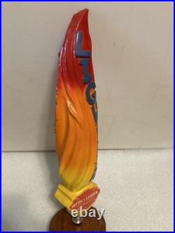 RARE HOOK AND LADDER LIGHTER TALL FLAME ALE Draft beer tap handle MARYLAND