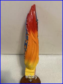 RARE HOOK AND LADDER LIGHTER TALL FLAME ALE Draft beer tap handle MARYLAND